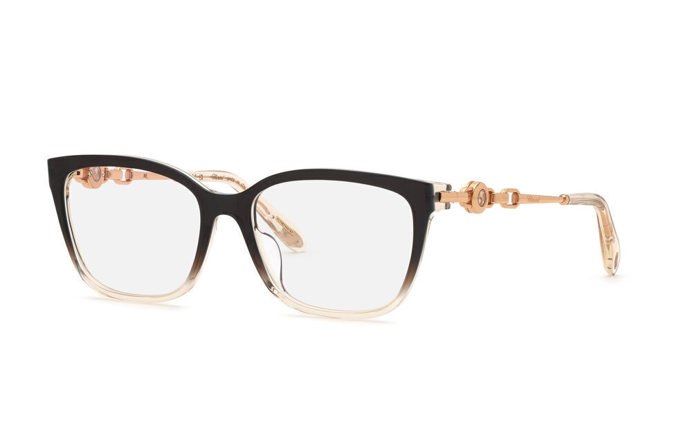 CHOPARD OPTICAL VCH420S Eyeglasses BROWN TOP+BEIGE BASE (06UP) 54mm
